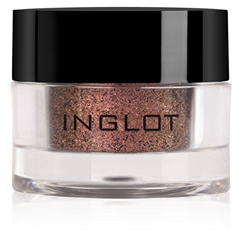 Inglot AMC Sombra con pigmento puro, polvo suelto altamente concentrado con aceite de calabaza para un acabado metálico y color intenso