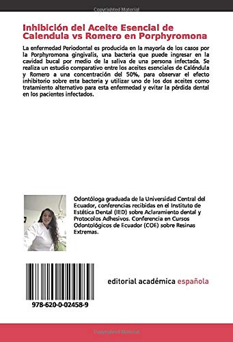 Inhibición del Aceite Esencial de Calendula vs Romero en Porphyromona: Prevención de la Periodontitis Crónica