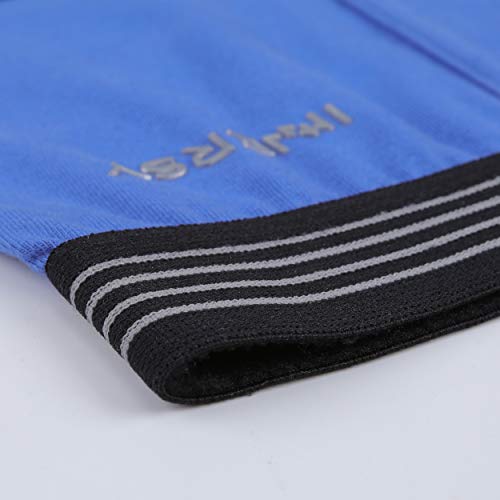 INNERSY Ropa Interior para Hombre Slips de Buena Elasticidad Briefs de Algodón Peinado Pack de 4 (S-EU 44, Serie Azul)