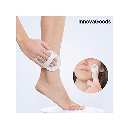 InnovaGoods IG116325 - Almohadillas exfoliantes depiladoras