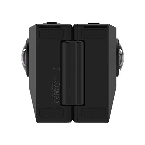 Insta360 EVO - Cámara Plegable 3D 180° y 360°, Resolución de Video de 5.7K + Fotos de 18 MP, con Estabilizador FlowState, Conexión Wi-Fi, Compatible con iOS y Android, Ideal para Viajes - Negro