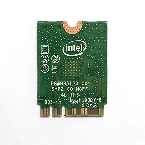Intel Dual Band Wireless-AC 7265+BT M.2 WLAN/Bluetooth 867 Mbit/s Interno - Accesorio de Red (Interno, Inalámbrico, M.2, WLAN/Bluetooth, 867 Mbit/s, Verde)