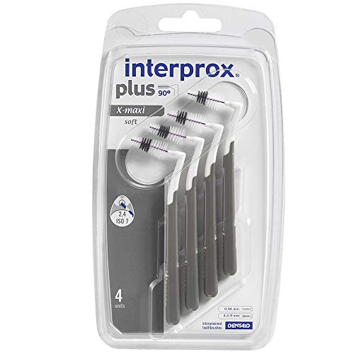 Interprox Plus X-Maxi gris – 4 cepillos por paquete