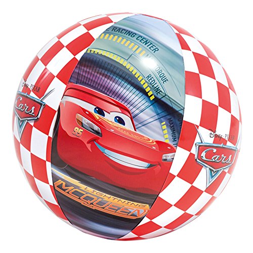 Intex 58053NP - Pelota hinchable Cars diámetro 61 cm, +3 años