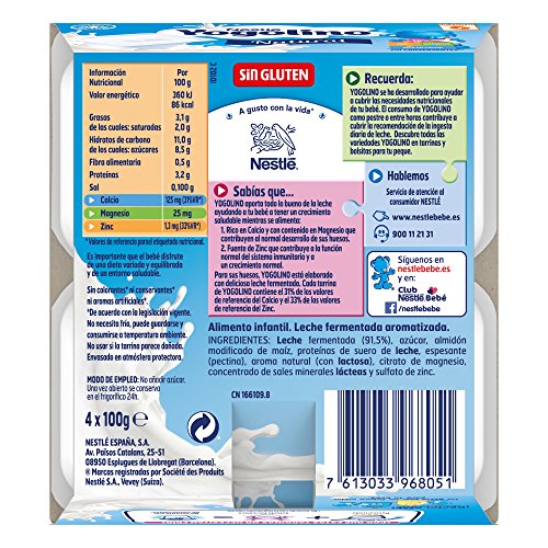 Iogolino - Natural A Partir De 6 Meses 4 x 100 g