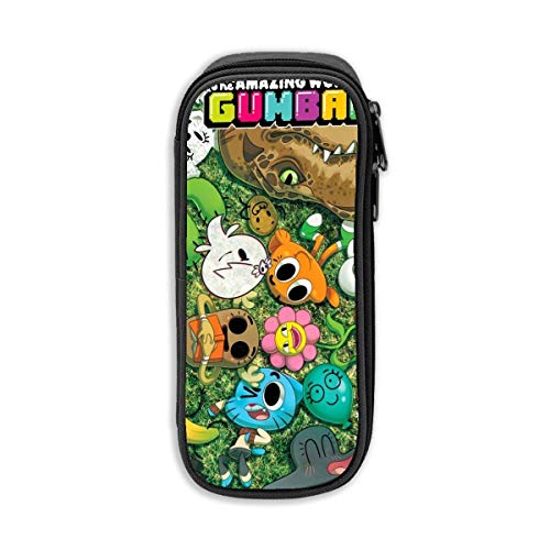IOPLK HappyTree The Amazing World of Gumball 5 Estuche para lápices Estuche para lápices de gran capacidad Estuche para lápices para la escuela Estuche para almacenamiento grande Diseño adorable para