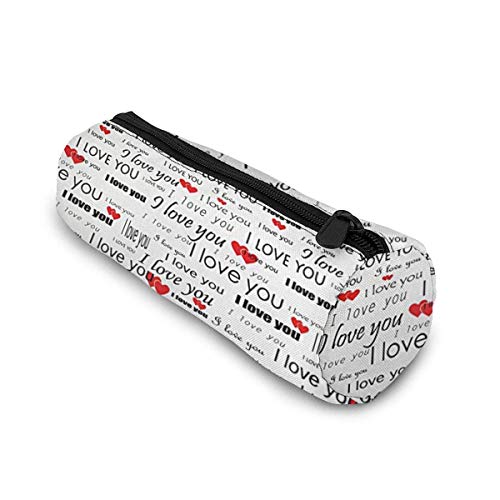 IOPLK Oficina y papelería Bolígrafos, lápices y útiles de escritura Estuches Pencil Case/Cosmetic Bag,Elephants Art Canvas Stationery Stylish Simple Pencil Bag