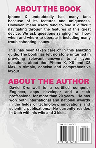 iPhone X Hacks, Tips and Tricks: Discover 101 Awesome Tips and Tricks for iPhone XS, XS Max and iPhone X (for seniors, Beginners guide made easy)