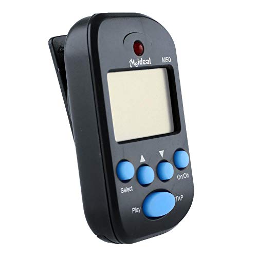 iPobie Mini Metronome M50 Multifuncional Clip-On Digital Beat Metrónomo Tempo para Piano, Violín, Guitarra, Tambor de Trampa