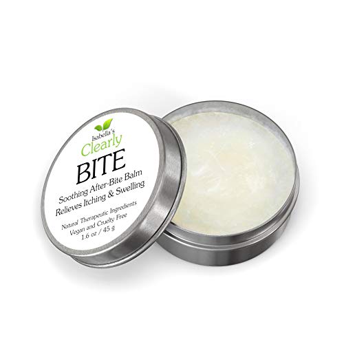 Isabella's Clearly BITE Soothing After Bite Anti Itch Balm. Fast Relief from Bug Bites, Mosquitoes, Bees, Fleas, Bed Bugs. Natural Ointment with Aloe Vera, Peppermint, Calendula. Vegan. USA. 45 g