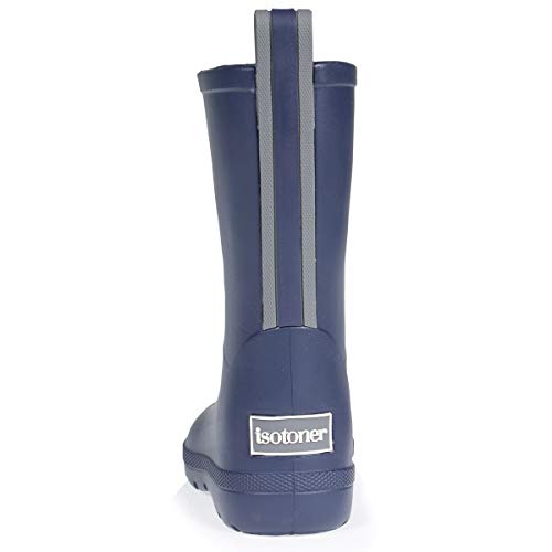 Isotoner - Botas de lluvia para adolescente, Azul (azul), 33/34 EU