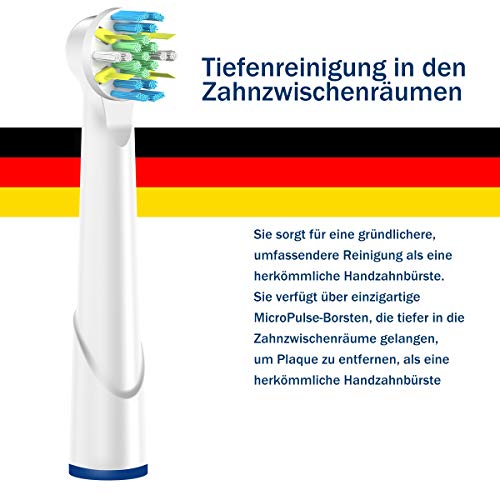 ITECHNIK Cabezal de Recambio Para Oral-B Cepillo de Dientes Eléctrico, Floss cabezales para cepillos 8 Unidades
