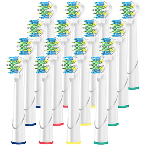 ITECHNIK Cabezal de Recambio Para Oral-B Cepillo de Dientes Eléctrico, Floss cabezales para cepillos 8 Unidades