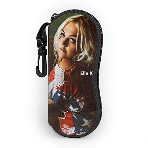 IUBBKI Elle King Ex 's & Oh' s Funda blanda para anteojos Estuche para gafas de sol portátil Estuche para gafas, Estuche para gafas Cremallera de neopreno ultraligero con clip para cinturón