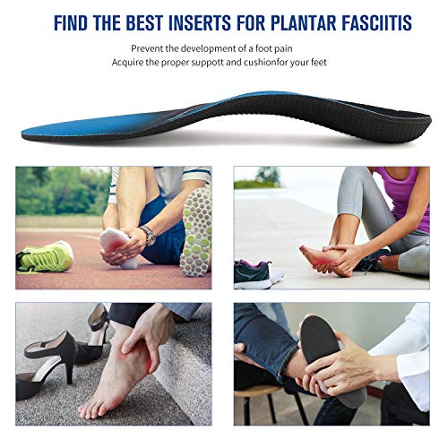 IWY Plantillas Fascitis Plantar, la Mejor Plantilla ortopédica para Arco Plantar, Plantillas Trabajo o Plantillas para Zapatillas, Plantillas ortopédicas para Fascitis Plantar