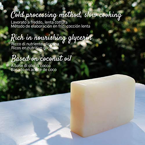 Jabón de Neem - método de elaboración artesanal en frío - Aceite de Neem y Aceite de Coco 100% natural - receta tradicional original