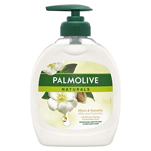 Jabón líquido Palmolive Naturals aceite de camelia y almendra, 1 unidad (300 g)