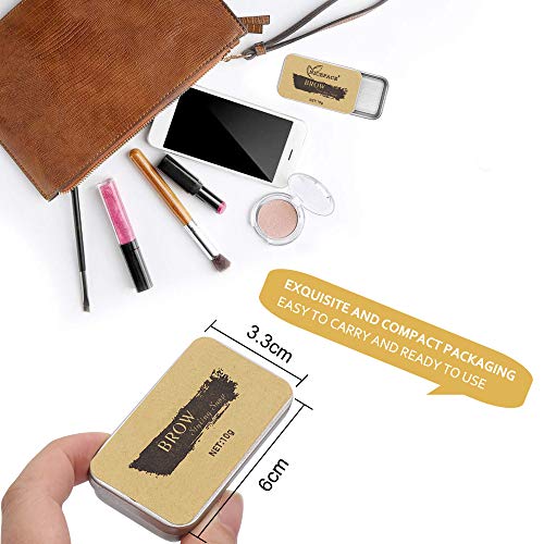 Jabón para Cejas, Gel para Jabones de Cejas, Soap Brows, Peinado de cejas de larga duración, Cera de jabón para cejas salvaje resistente al agua a prueba de manchas para cejas naturales