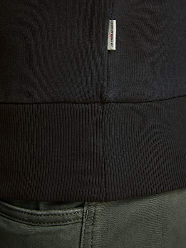 Jack & Jones Jjecorp Logo Sweat Hood Noos Capucha, Negro (Black Detail:reg Fit), Small para Hombre