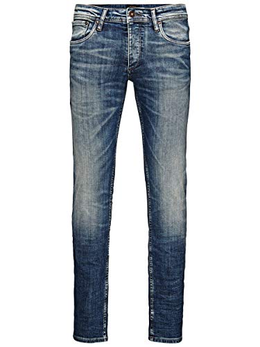 JACK & JONES - Vaqueros para hombre, Azul (Denim), W32/L32 (32)