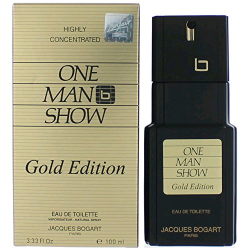 Jacques Bogart One Man Show Agua de Toilette Vaporizador Para Hombres, Gold Edición 100 ml, Multicolor (224513)
