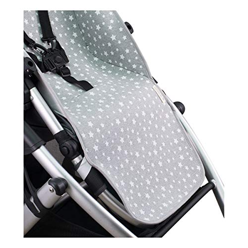 JANABEBE Colchoneta para UPPABABY vista y cruz (White Star)