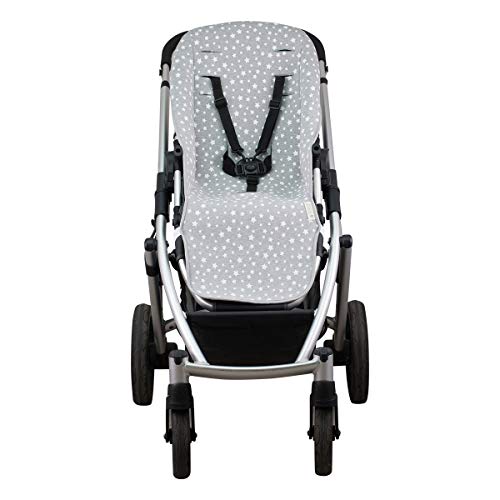 JANABEBE Colchoneta para UPPABABY vista y cruz (White Star)