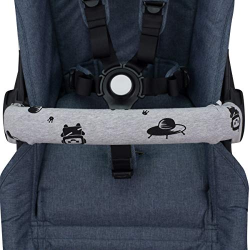 JANABEBE Cubre asa cubre baranda cochecito (Robot Space, Individual)
