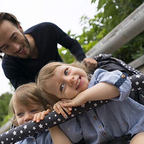 JANABEBE Cubre asa cubre baranda cochecito (Robot Space, Individual)