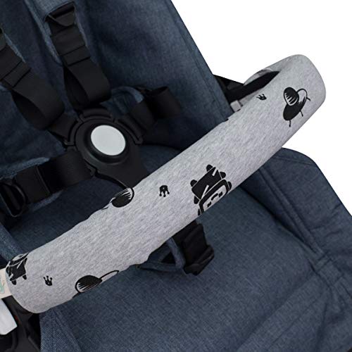 JANABEBE Cubre asa cubre baranda cochecito (Robot Space, Individual)