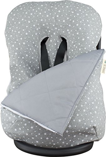 JANABEBE Funda + Saco para silla de coche grupo 0 White Star