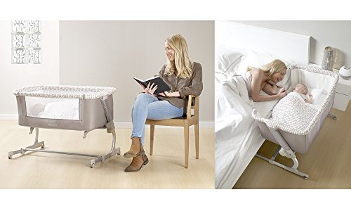 Jane babyside 2018 T25 Granola – Cuna Lado cama + Esterilla + Cojín + Edredón Baby Side