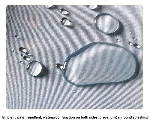 JANRON Minions Cortina de Ducha Impermeable, Lavable con Efecto Anti Adhesivo Hecha de 100% de Poliéster Incluye 12 Anillos de Cortina de baño - 150CM/180CM/200CMX200CM