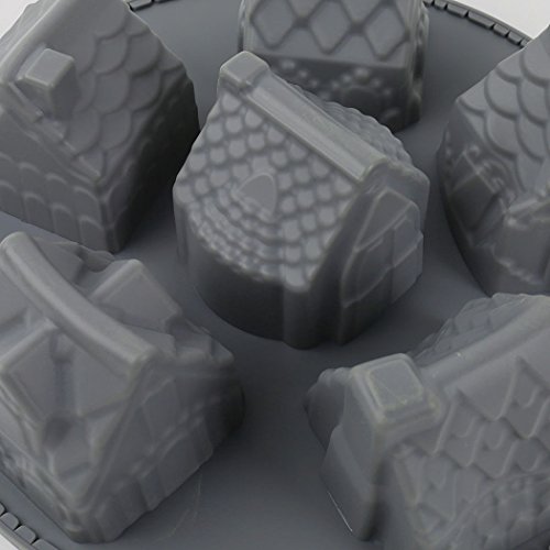 JasCherry Moldes de Silicona para Tartas, Chocolate, Caramelo, Jalea y Hielo - Casa de la historieta