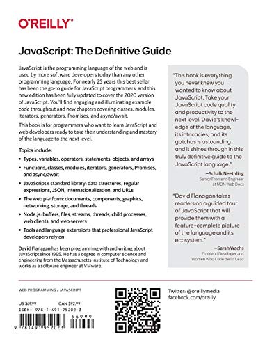 Javascript: The Definitive Guide: Master the World's Most-Used Programming Language