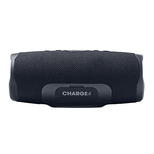 JBL Charge 4 - Altavoz inalámbrico portátil con Bluetooth, parlante resistente al agua (IPX7), JBL Connect+, hasta 20 h de reproducción con sonido de alta fidelidad, negro