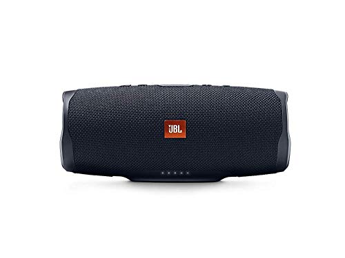 JBL Charge 4 - Altavoz inalámbrico portátil con Bluetooth, parlante resistente al agua (IPX7), JBL Connect+, hasta 20 h de reproducción con sonido de alta fidelidad, negro