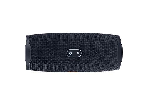JBL Charge 4 - Altavoz inalámbrico portátil con Bluetooth, parlante resistente al agua (IPX7), JBL Connect+, hasta 20 h de reproducción con sonido de alta fidelidad, negro