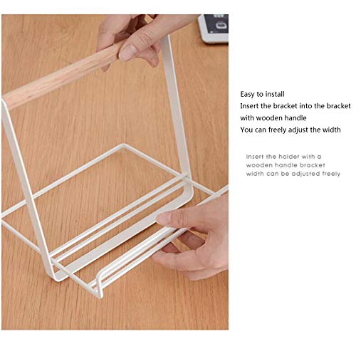 Jcnfa-Estante Soporte De Tableta De iPad De Arte De Hierro Simple De Estilo Japonés, Estante For Recetas Estante For Libros Estante For Lectura De Revistas, Estante Multifuncional,