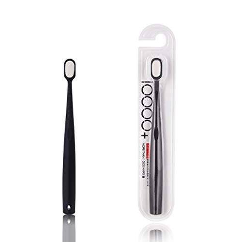 JIAAN Cepillos de Dientes 2 Cepillos de Dientes Suave Cepillo de Dientes de Micro Nano Cepillo de Dientes Manual de Cerdas Extra Suaves con 20,000 Cerdas Encías Frágiles Niños Adultos