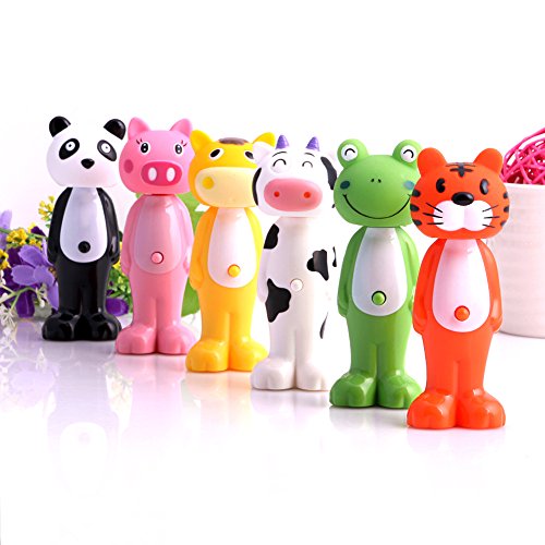 jiamins Caricatura telescópico de cerdas suaves cepillo de dientes, dientes Brus boca limpio