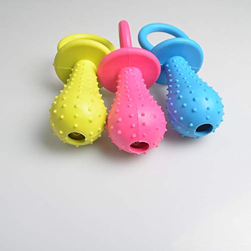 JIANDONG 1pc Goma pezón for Perros Juguetes for Mascotas Chew dentición Tren de Limpieza caniches Pequeño Gato del Perrito de la mordedura de Suministros Mejores Perros Mascotas