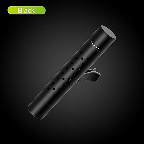 JIEIIFAFH Ambientador for el Coche Olor En Coche Salida de Aire de Perfume aromatizantes Auto Interior del Coche Que Labra los Accesorios Ambientador Muchacha para (Color : Black and 1 Fragrant)