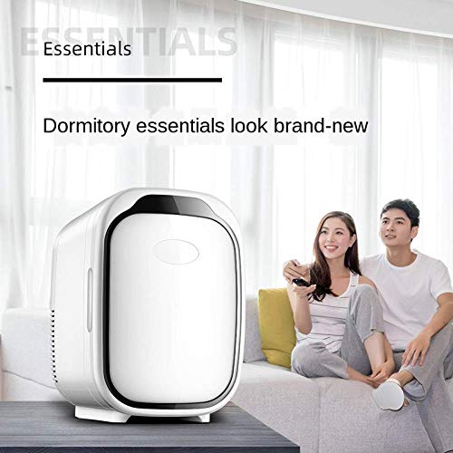 JINGJIU Professional Beauty Refrigerator, Small Cosmetic Refrigerator, Bedroom Mini Refrigerator (Fresh 10 ° C +), Intelligent Constant Temperature, Quiet, Easy To Store, 6L/12L