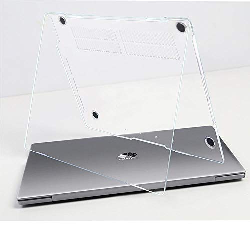 JINXIUCASE Nueva Caja de Cristal Mate for Huawei Matebook Mate Mate 13 14 Mate Libro X Pro, Casos de Mate D14 D15 compañero MagicBook14 MagicBook15 (Color : Crystal, Size : MateBook D 15)