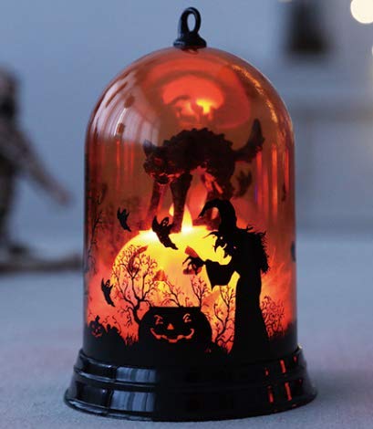 JIUJ Velas de té de calabaza naranja con pilas para Halloween, Día de Acción de Gracias, Navidad, decoración del hogar