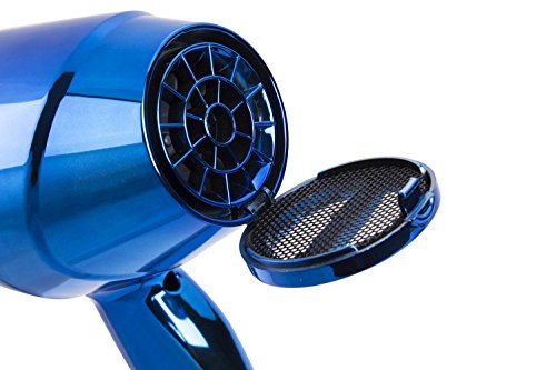 JMung'S Secador Pelo ElectrodomÃSticos Secador Alta CHJ3200-3 Potencia En Casa Secador De Pelo Profesional Secador Luz Azul AniÃ³N Termostato Cuidado del Cab, Blue