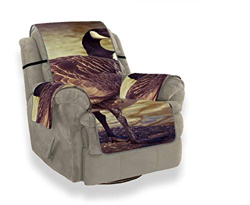 JOCHUAN Goose Animal Bird Poultry Greylag Goose Gander Seccional Sofa Covers Sofa Cushion Inserts Fit-All Sofa Cushion Cover Furniture Protector For Pets, Kids, Cats, Sofa