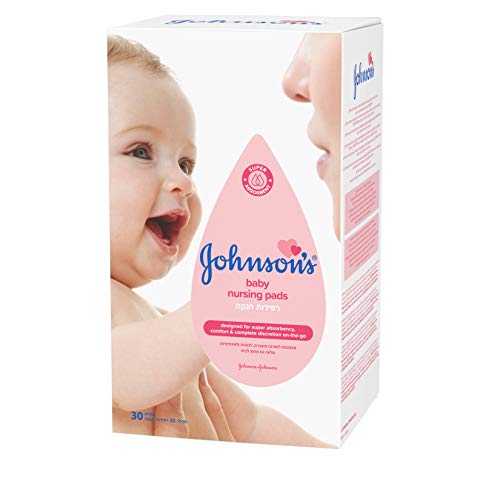 Johnson's Baby Discos de lactancia, suaves y con 100% algodón puro - 30 piezas