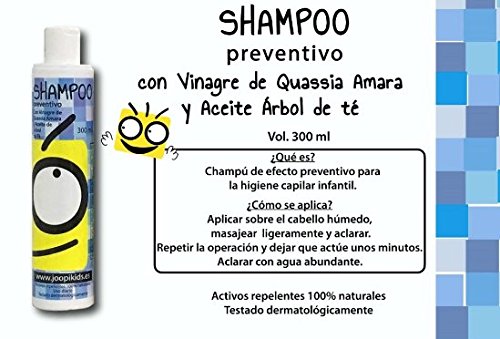 Joopi Kids Shampoo para Prevenir Piojos con Quassia Amara 300ml